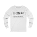 Mechanic Defintion Unisex Jersey Long Sleeve T-shirt