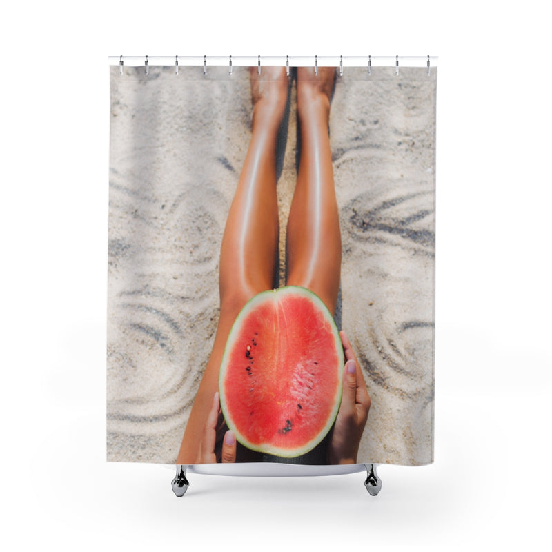 Designer Shower Curtains; Watermelon
