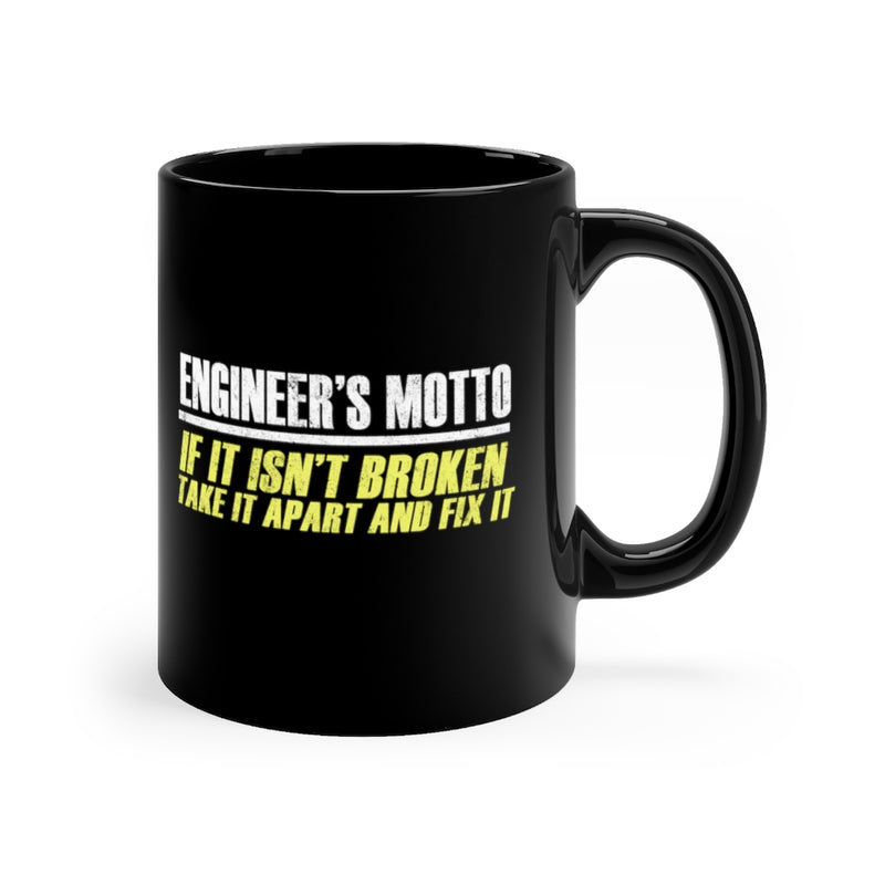 Engineer's Motto 11oz Black Mug