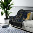 Taurus Zodiac Blanket, Velveteen Plush Blanket, Free Shipping, Two Sizes, Throw Blanket, Extra Soft, Custom Photo, Astrology