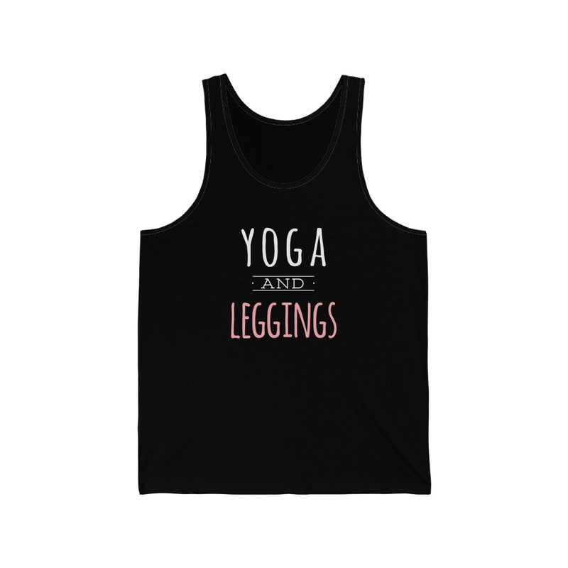 Yoga and Leggings Unisex Jersey Tank