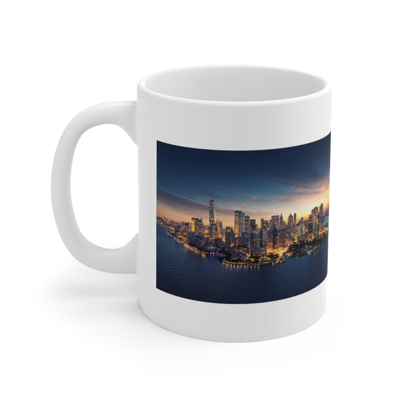 New York City 11oz White Mug