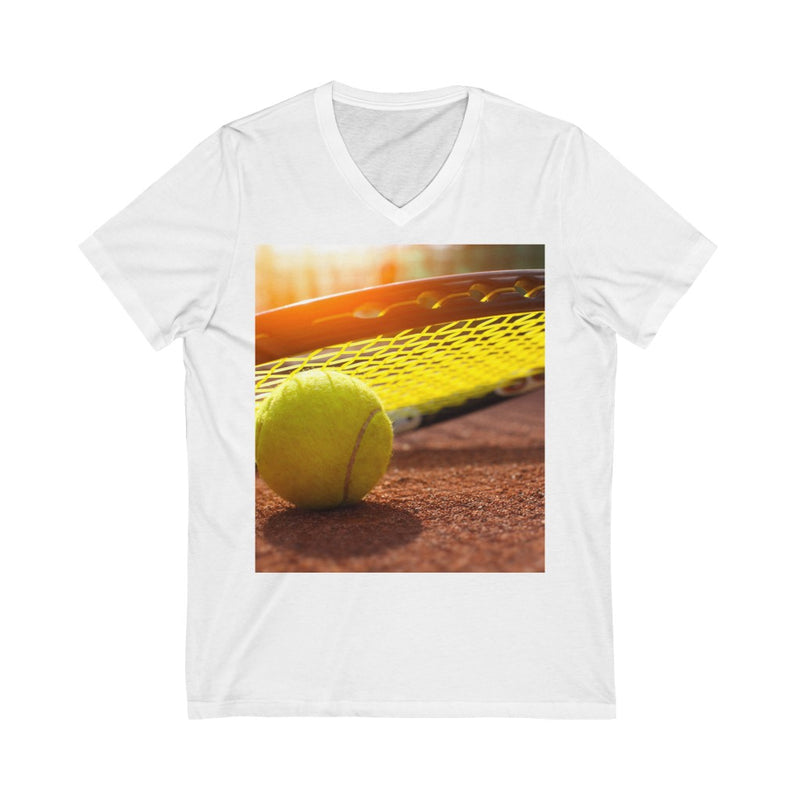Sunny Tennis Unisex V-Neck T-shirt