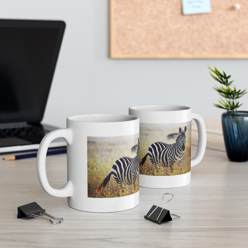 Sulky Zebra 11oz White Mug