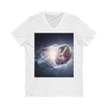 Lightning Football Unisex V-Neck T-shirt