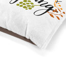 Happy Thanksgiving Pet Bed