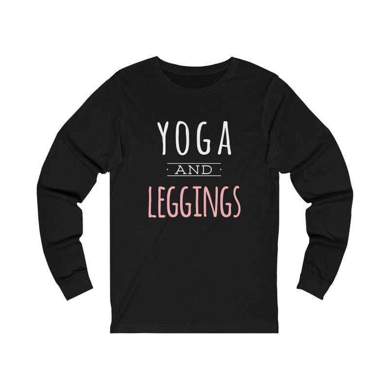 Yoga and Leggings Unisex Jersey Long Sleeve T-shirt