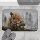 Horse Bath Mat, Free Shipping, Powder Room Mat, Bathroom Rug, Rugs, Non Slip, Runner, Shower, 2 Sizes Horses