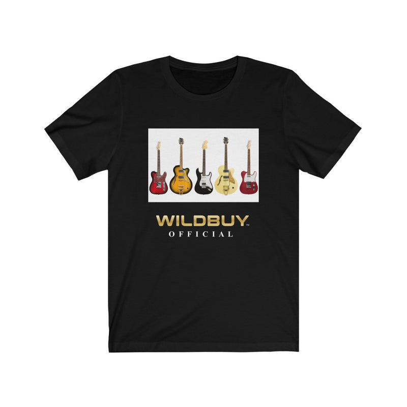 WILDBUY Official Guitar Collection Unisex Jersey Short Sleeve T-Shirt