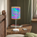 Psychedelic Lamp on a Stand, Psychedelic Night Light, Indoor Table Lamp, Custom Photo Night Light, Bedside Lamp