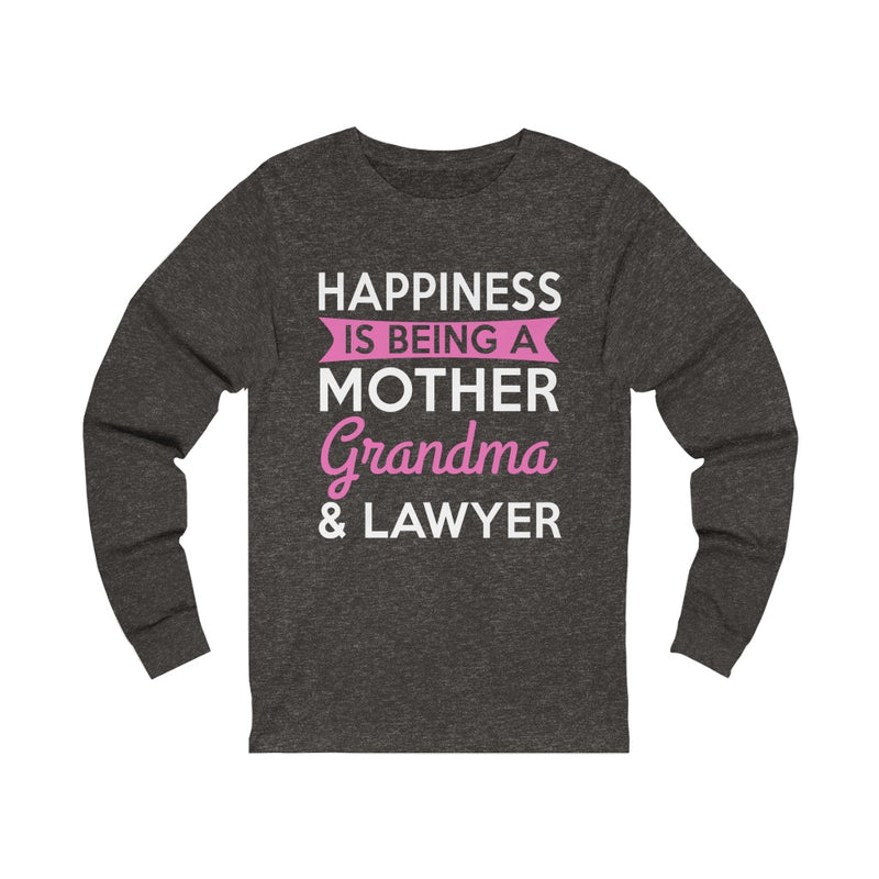 Happiness Is Being A Mother Unisex Jersey Long Sleeve T-shirt