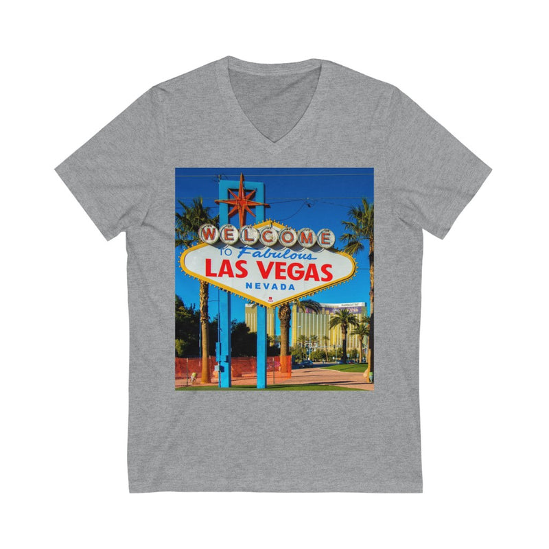 Las Vegas Unisex V-Neck T-shirt