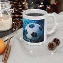 Scoring Goal Soccer 11oz White Mug
