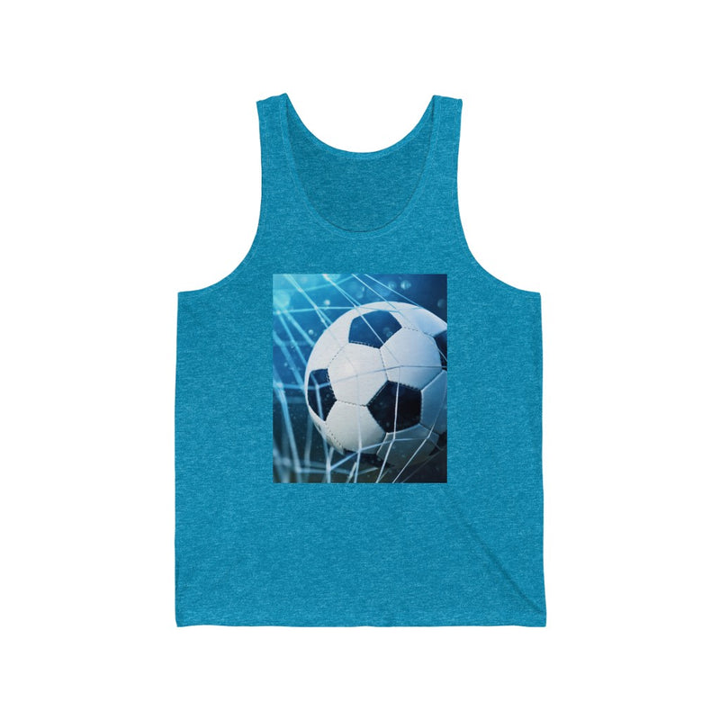 Scoring Goal Soccer Unisex Tank Top