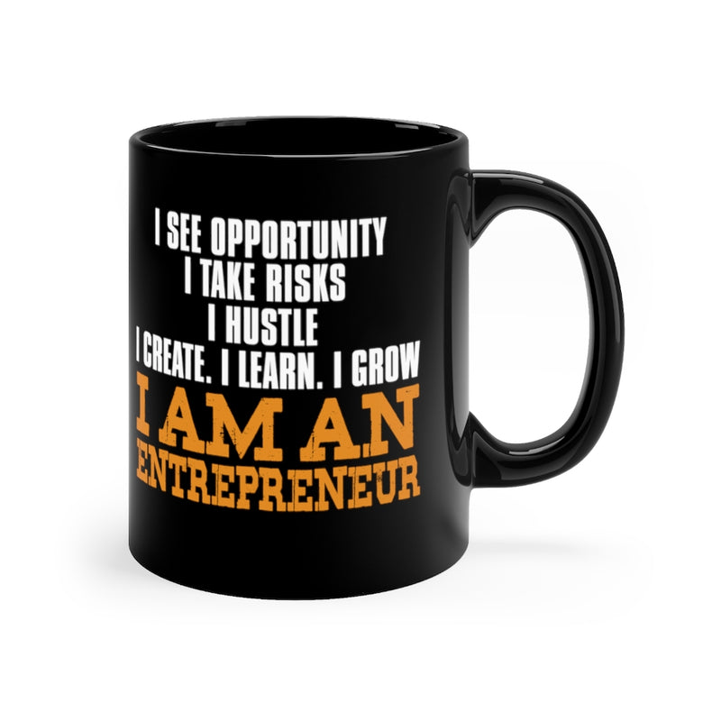 I See Opportunity 11oz Black Mug