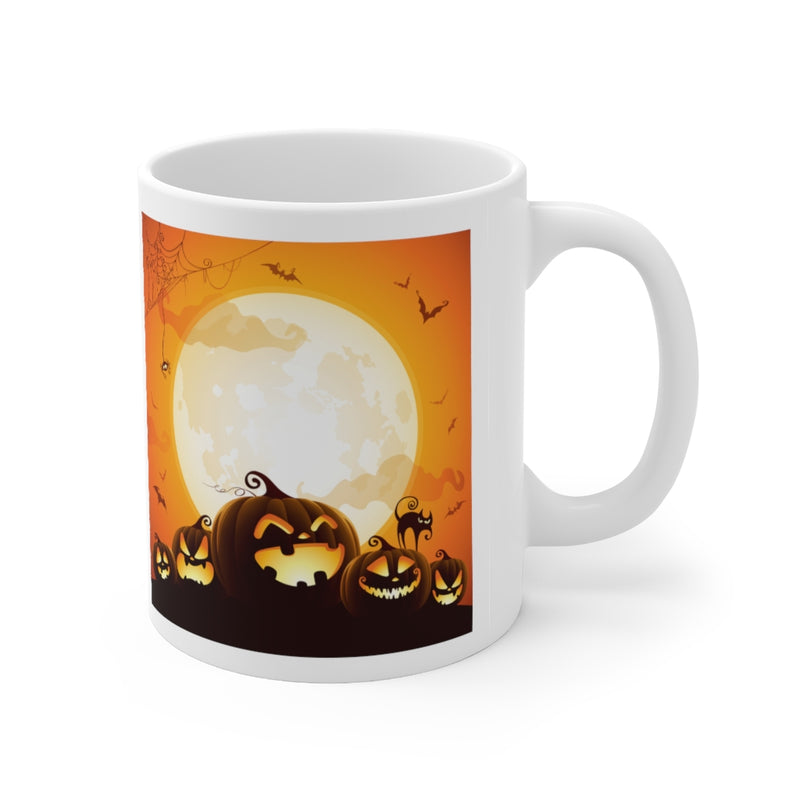 Laughing Pumpkins 11oz White Mug