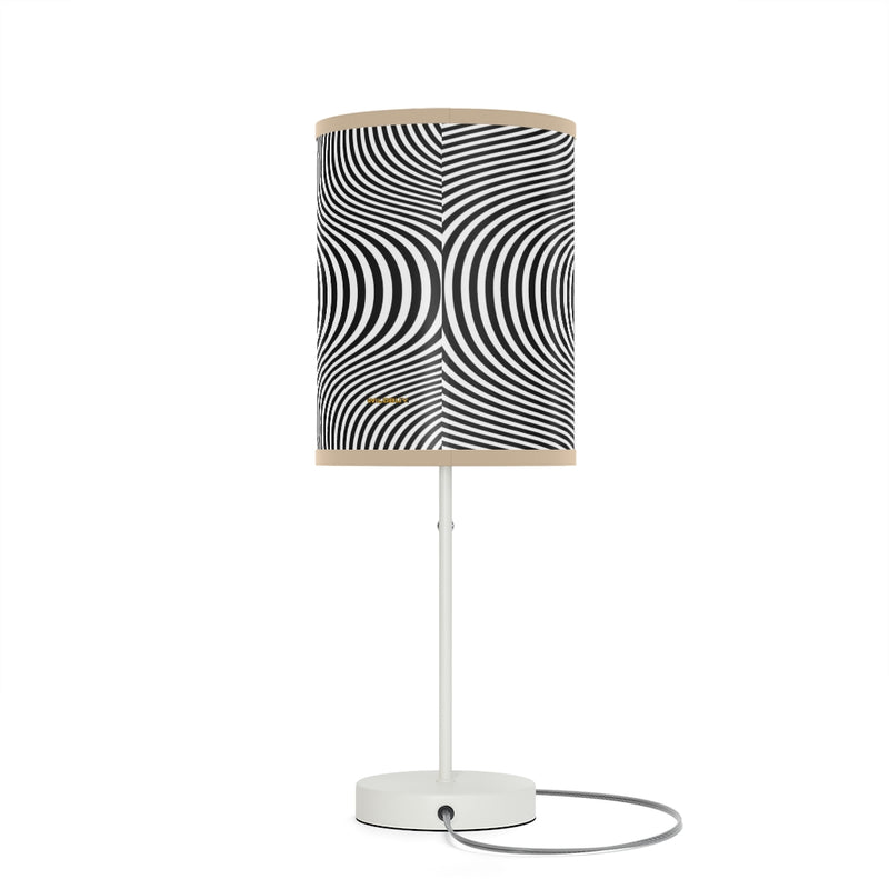 Boho Hypnotic Lamp on a Stand, US|CA plug, Psychedelic Night Light, Indoor Table Lamp, Custom Photo Night Light, Bedside Lamp