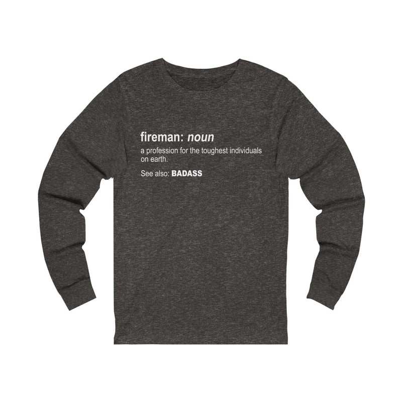 Fireman Definition Unisex Jersey Long Sleeve T-shirt