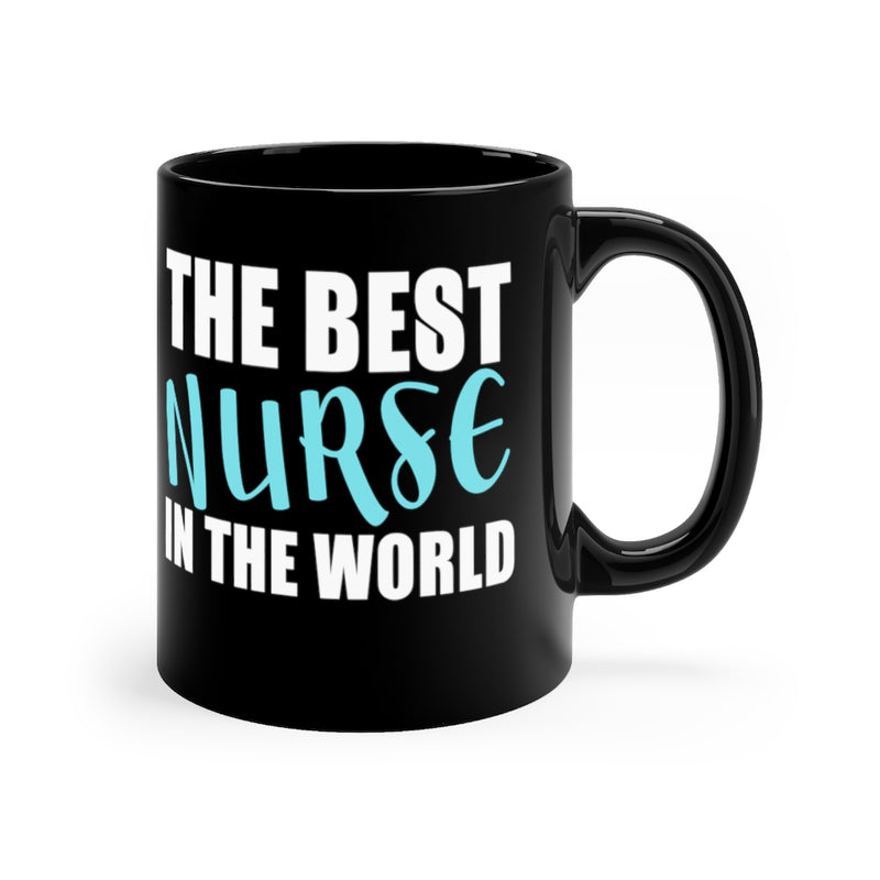 The Best Nurse 11oz Black Mug