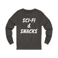 Sci-Fi & Snacks Unisex Jersey Long Sleeve T-shirt