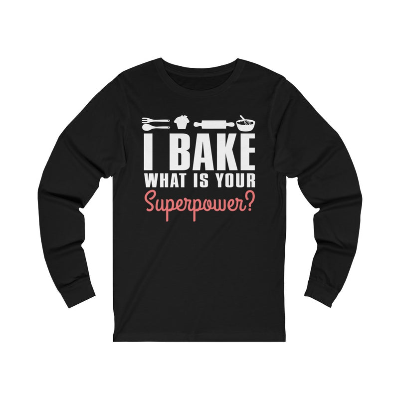 I Bake Unisex Jersey Long Sleeve T-shirt