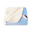 Giraffes Blanket, Sherpa Fleece Blanket, Free Shipping, Two Sizes, Throw Blanket, Extra Soft, Custom Photo, Very Warm