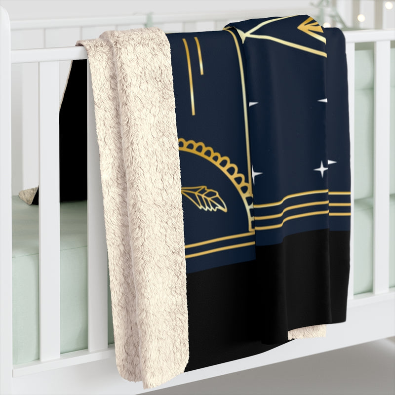 Libra Zodiac Blanket, Sherpa Fleece Blanket, Free Shipping, Two Sizes, Throw Blanket, Extra Soft, Custom Photo, Astrology