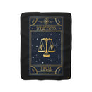 Libra Zodiac Blanket, Sherpa Fleece Blanket, Free Shipping, Two Sizes, Throw Blanket, Extra Soft, Custom Photo, Astrology