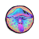 Large Magic Mushroom Tufted Floor Pillow, Round