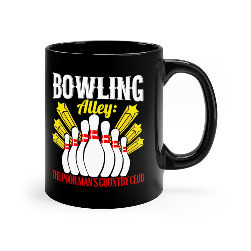 Bowling Alley - 11oz Black Mug