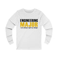 Engineering Major Unisex Jersey Long Sleeve T-shirt
