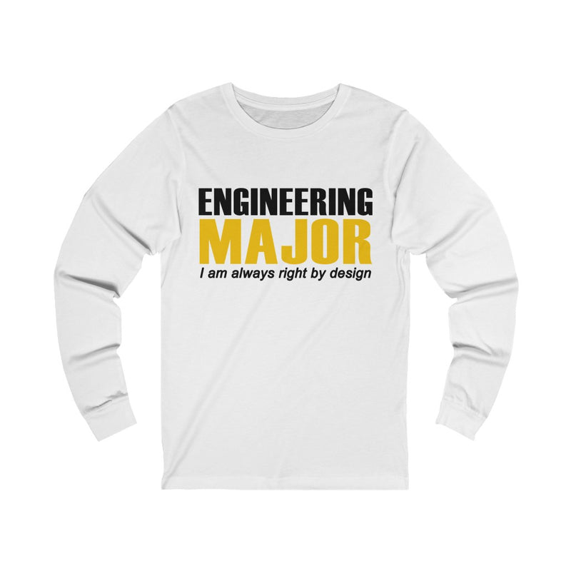 Engineering Major Unisex Jersey Long Sleeve T-shirt