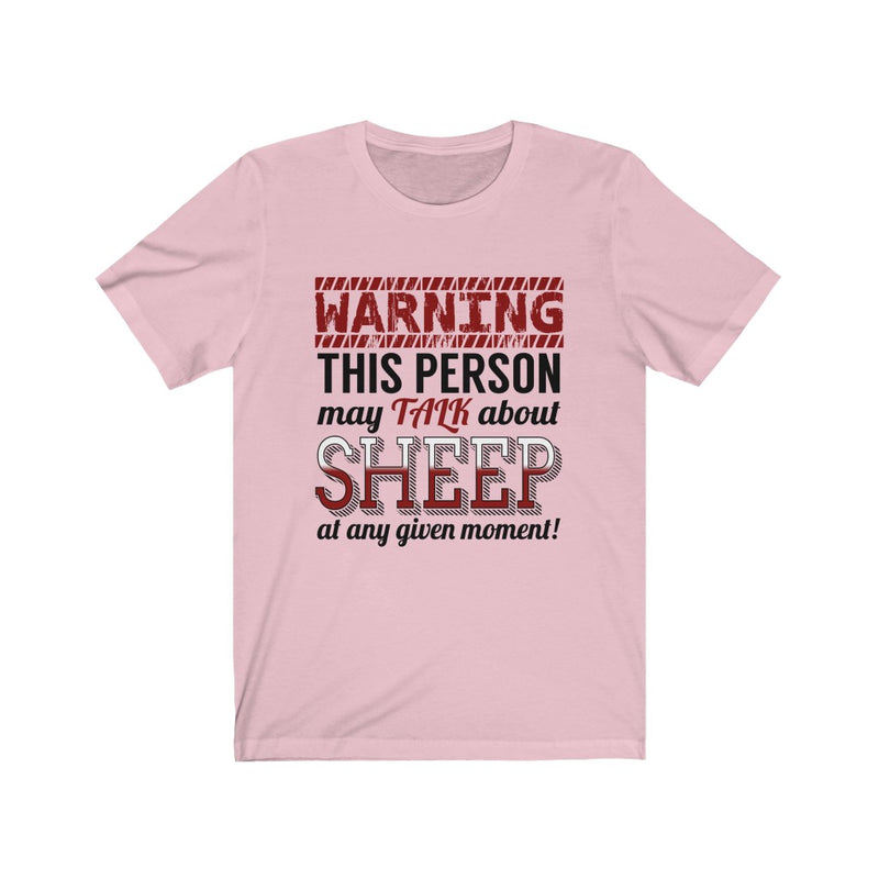 Warning This Person Unisex Jersey Short Sleeve T-shirt