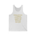 Drinking And Driving Unisex Jersey Tank