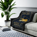 Taurus Zodiac Blanket, Velveteen Plush Blanket, Free Shipping, Two Sizes, Throw Blanket, Extra Soft, Custom Photo, Astrology