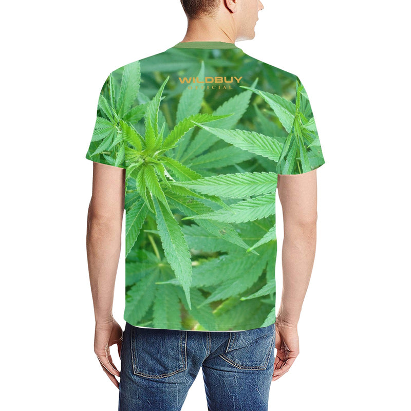 Weed Garden All Over Print Men's T-Shirt WILDBUY Exlusive