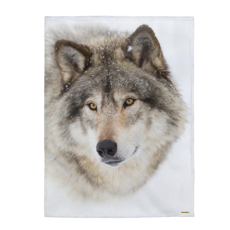 Wolf Blanket, Velveteen Plush, Free Shipping, Two Sizes, Throw Blanket, Extra Soft, Custom Photo, Throws