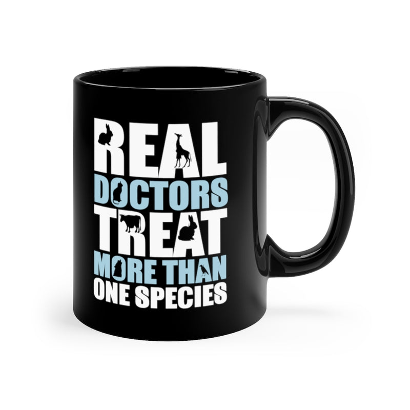 Real Doctors 11oz Black Mug