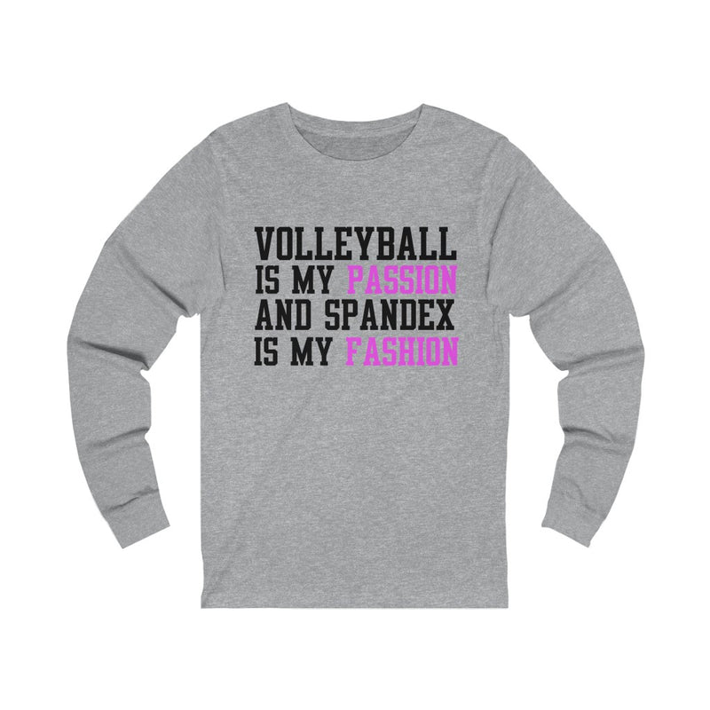 Volleyball Is My Unisex Jersey Long Sleeve T-shirt