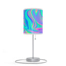 Psychedelic Lamp on a Stand, Psychedelic Night Light, Indoor Table Lamp, Custom Photo Night Light, Bedside Lamp
