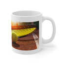 Sunny Tennis 11oz White Mug
