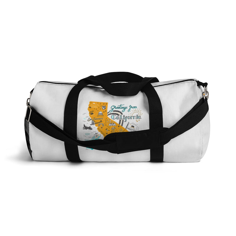California Duffel Bag, Weekender, Gym, Travel, Sports, Fun Gift, Overnight Bag, Carry On, Vacation Bag
