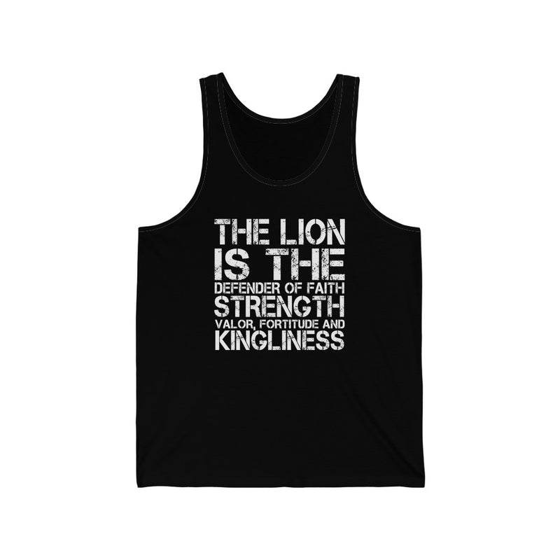 The Lion Is Unisex Jersey Tank