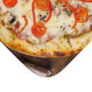 Designer Bath Mat; Large Pizza