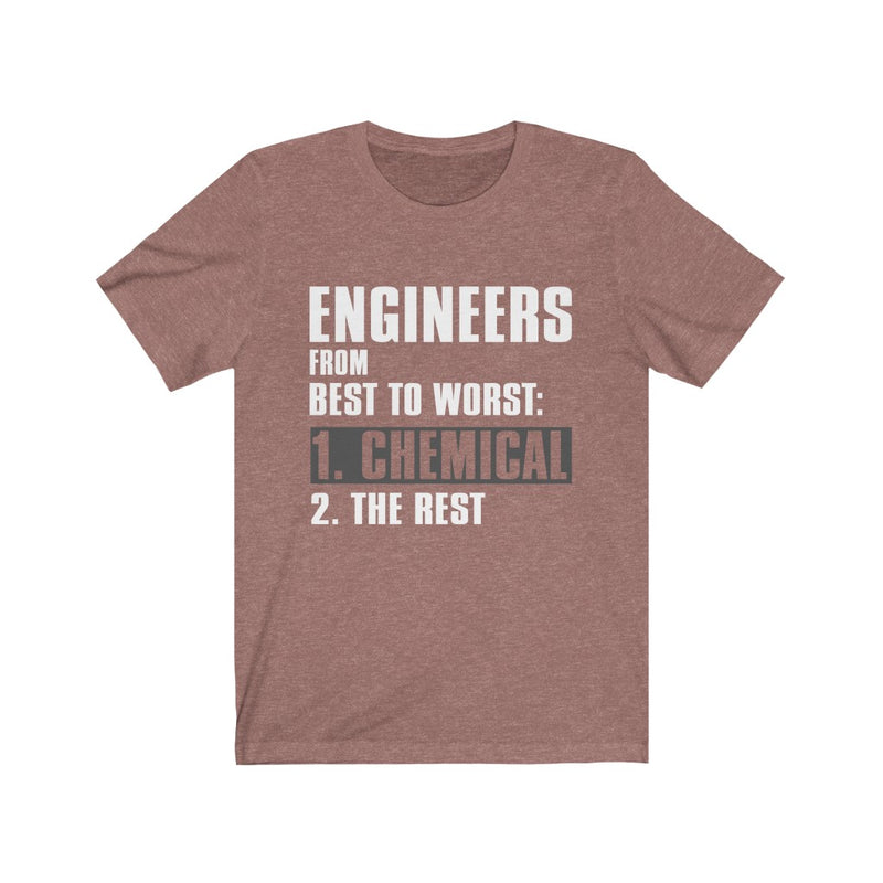 Engineers From Best Unisex Jersey Short Sleeve T-shirt