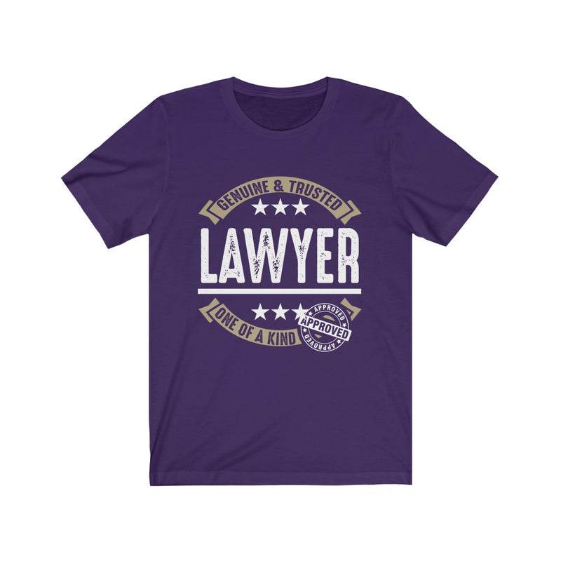 Genuine and Trusted Lawyer Unisex Jersey Short Sleeve T-shirt