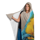 Birds Eye View Hooded Blanket