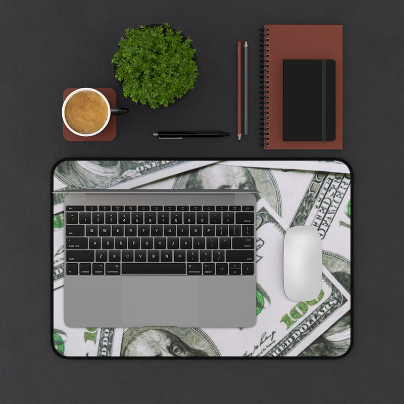Designer Desk Mat; Money