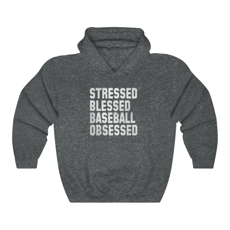 Stressed Blessed Baseball Unisex Heavy Blend™ Hoodie