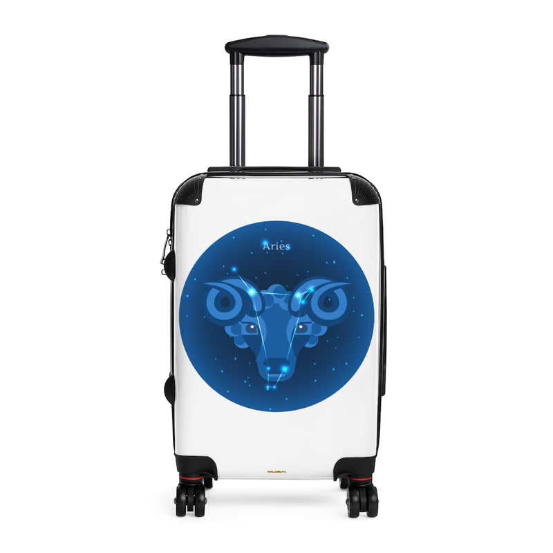 Aries Zodiac Sign Cabin Suitcase, Aries Zodiac Spinner Suitcase, Aries Horoscope Suitcase, Aries Astrology Suitcase